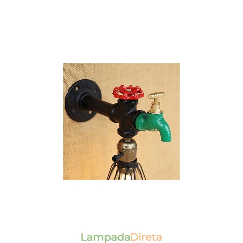 Recurso de pintura retrô country para arandelas de parede de luz ambiente estilo mini