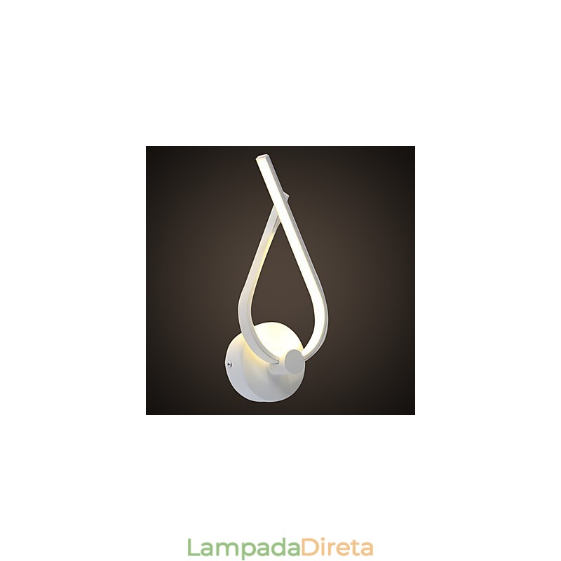 Outros recursos modernos e contemporâneos integrados para arandelas de parede Uplight