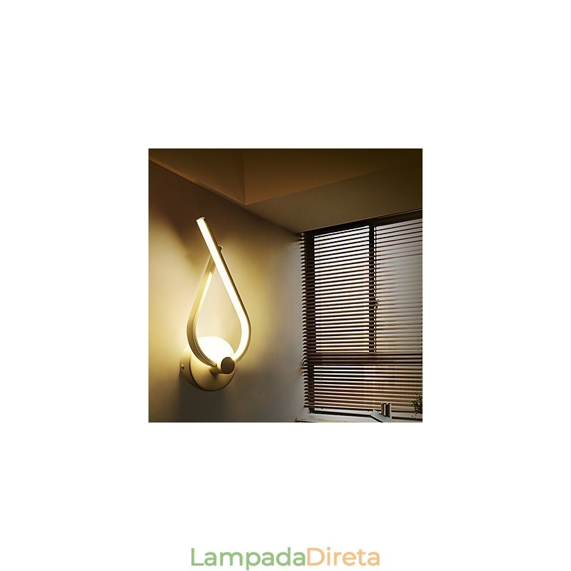 Outros recursos modernos e contemporâneos integrados para arandelas de parede Uplight