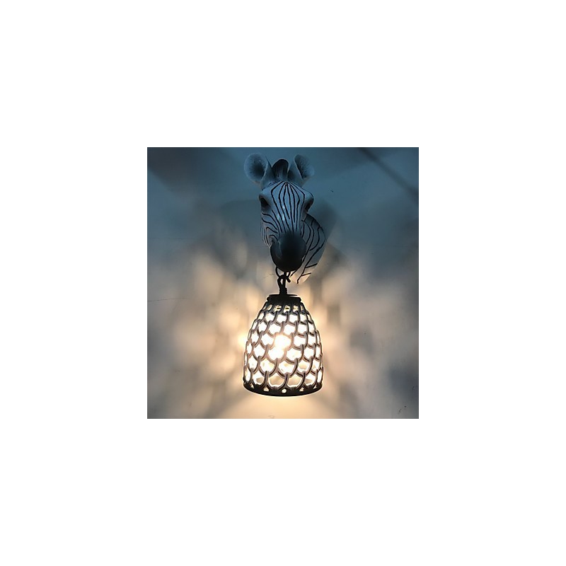 Materiais de resina Luzes de parede Sala de estar Restaurante Café decoração Arandelas de parede