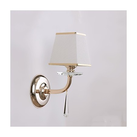 Recurso eletrogalvanizado contemporâneo moderno para arandelas de parede de luz ambiente de cristal Recurso eletrogalvanizado contemporâneo moderno para arandelas de parede de luz ambiente de cristal