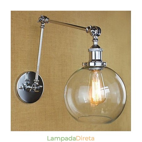 Recurso galvanizado retrô country para proteção ocular estilo mini, braço oscilante de luz ambiente Recurso galvanizado retrô country para proteção ocular estilo mini, braço oscilante de luz ambiente