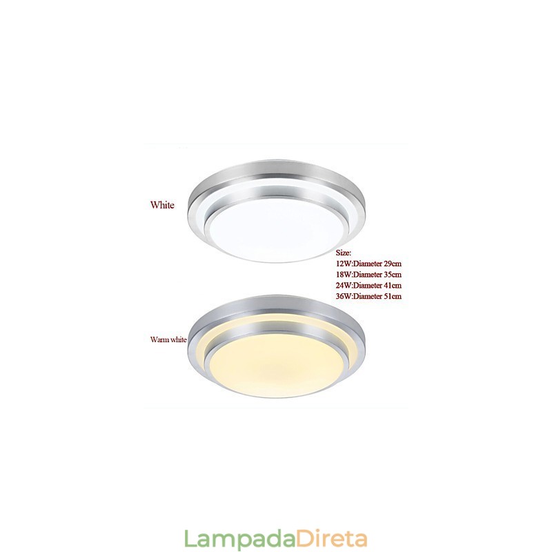 Luminárias embutidas The Light Round Simple Modern