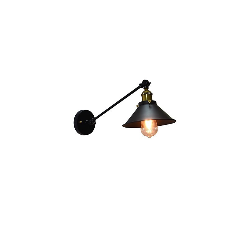 Luminária de parede Buzz Wall Iron Lâmpada de sabre de luz preta muda na parede
