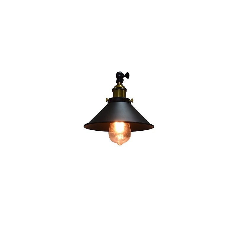 Luminária de parede Buzz Wall Iron Lâmpada de sabre de luz preta muda na parede