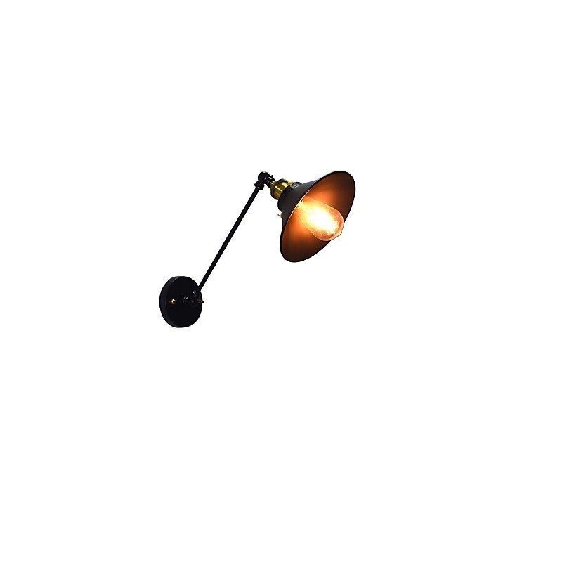 Luminária de parede Buzz Wall Iron Lâmpada de sabre de luz preta muda na parede