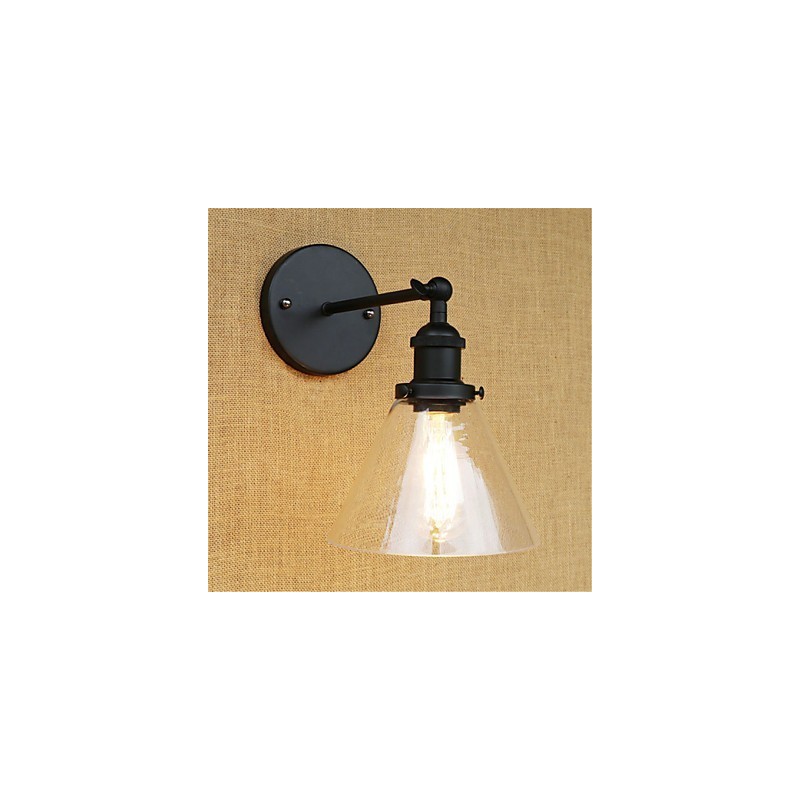 Recurso galvanizado retrô country para proteção ocular estilo mini arandelas de parede com luz ambiente