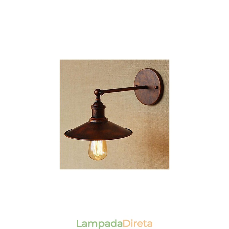 Recurso de galvanoplastia retrô country para proteção ocular estilo mini, luz ambiente de parede