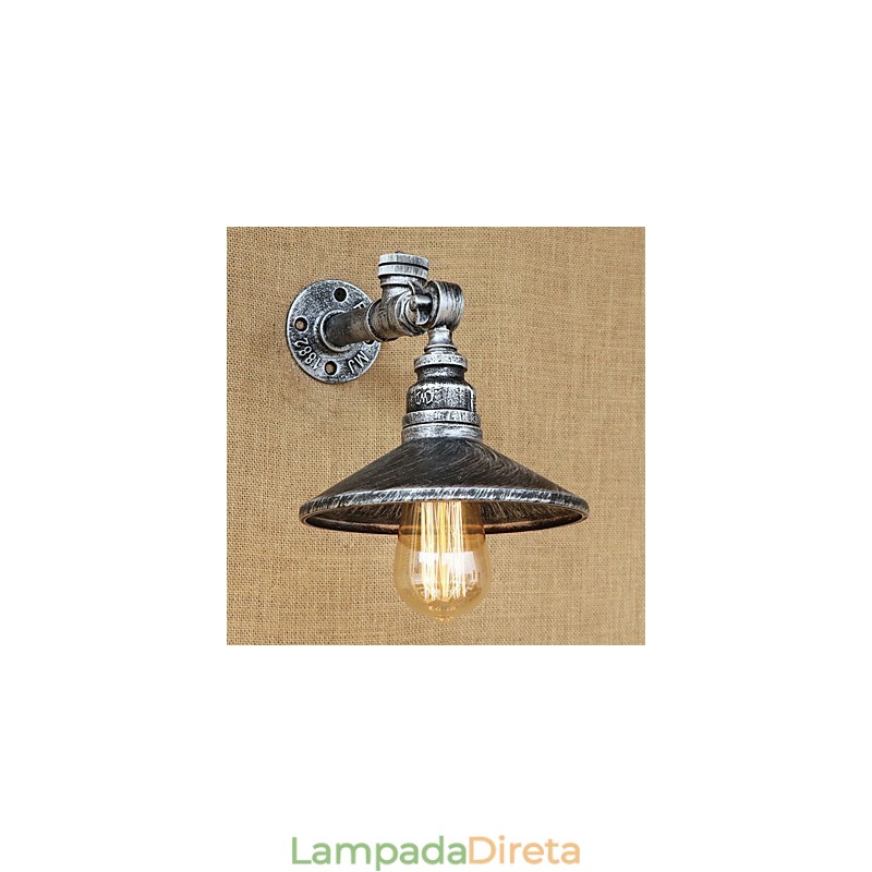 Pintura rústica estilo chalé country retrô para arandelas de parede com luz ambiente estilo mini