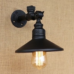 Pintura rústica estilo chalé country retrô para arandelas de parede com luz ambiente estilo mini