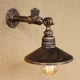 Pintura rústica estilo chalé country retrô para arandelas de parede com luz ambiente estilo mini