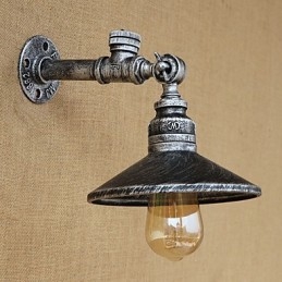 Pintura rústica estilo chalé country retrô para arandelas de parede com luz ambiente estilo mini
