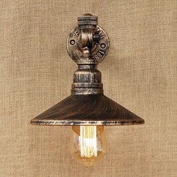 Pintura rústica estilo chalé country retrô para arandelas de parede com luz ambiente estilo mini