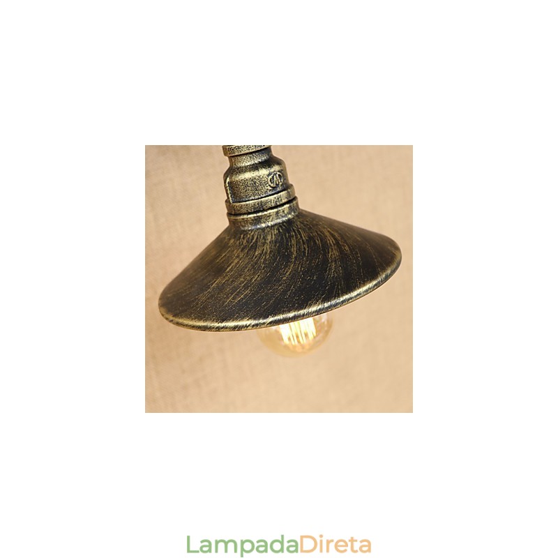 Pintura rústica estilo chalé country retrô para arandelas de parede com luz ambiente estilo mini