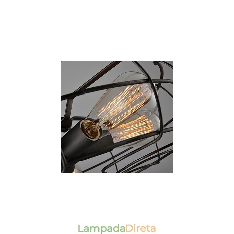 Lâmpada de designer industrial country americana Lâmpada personalizada Lâmpadas de teto de ventilador retrô europeu