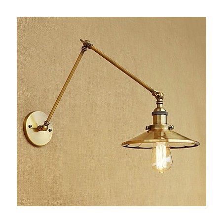Lodge rústico Country Retro galvanizado com recurso para luz ambiente de braço oscilante estilo mini Lodge rústico Country Retro galvanizado com recurso para luz ambiente de braço oscilante estilo mini