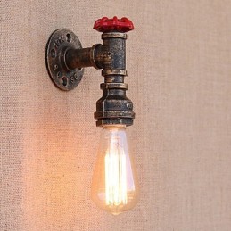 Recurso de pintura retrô country para arandelas de parede de luz ambiente estilo mini