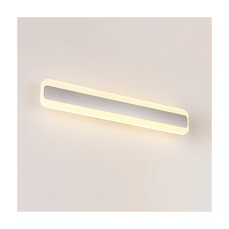 Recurso cromado moderno e contemporâneo integrado para iluminação de banheiro com luz ambiente Luz de parede Recurso cromado moderno e contemporâneo integrado para iluminação de banheiro com luz ambiente Luz de parede