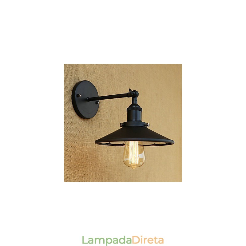 Recurso de pintura retrô country para arandelas de parede de luz ambiente estilo mini