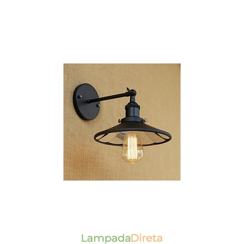 Recurso de pintura retrô country para arandelas de parede de luz ambiente estilo mini
