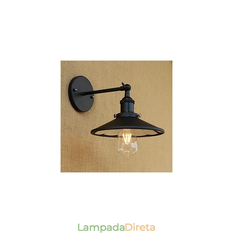 Recurso de pintura retrô country para arandelas de parede de luz ambiente estilo mini
