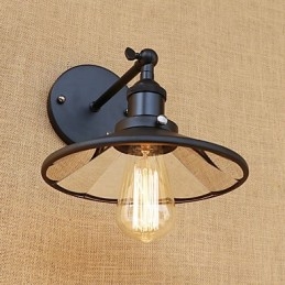 Recurso de pintura retrô country para arandelas de parede de luz ambiente estilo mini
