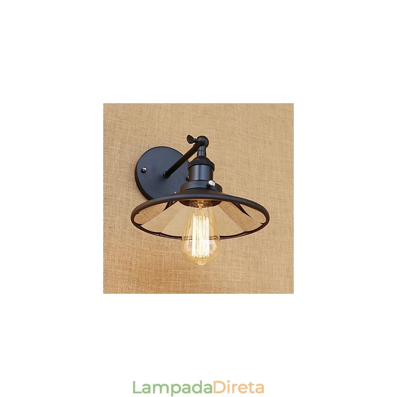 Recurso de pintura retrô country para arandelas de parede de luz ambiente estilo mini