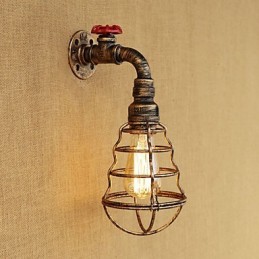 Recurso de pintura retrô country para arandelas de parede de luz ambiente estilo mini