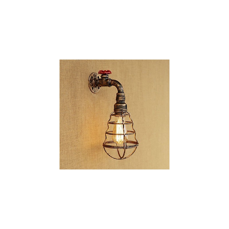 Recurso de pintura retrô country para arandelas de parede de luz ambiente estilo mini
