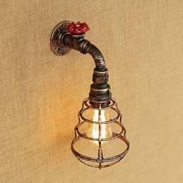 Recurso de pintura retrô country para arandelas de parede de luz ambiente estilo mini