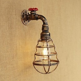 Recurso de pintura retrô country para arandelas de parede de luz ambiente estilo mini