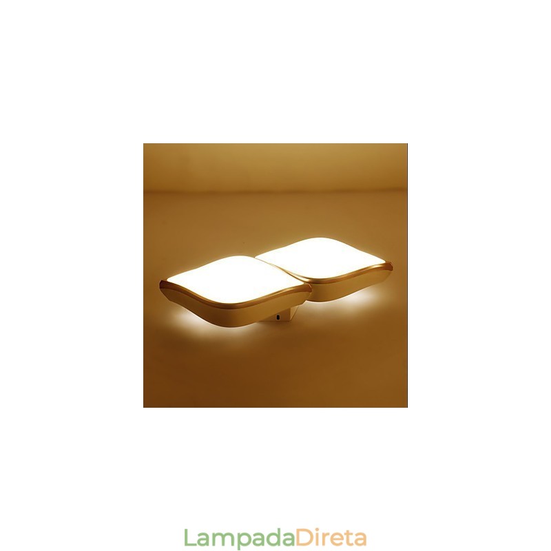 Pintura moderna contemporânea integrada, recurso de pintura contemporânea para arandelas de parede com luz ambiente, luminária de parede