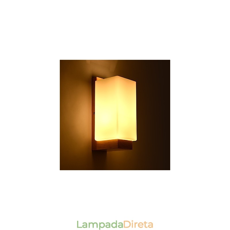 Apliques de parede modernos e contemporâneos para campo, luminária de parede