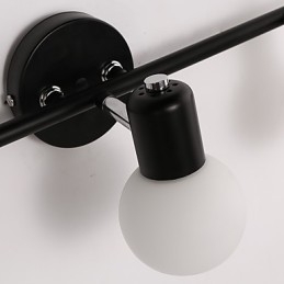 Luminária de parede galvanizada rústica Lodge para iluminação de banheiro Downlight