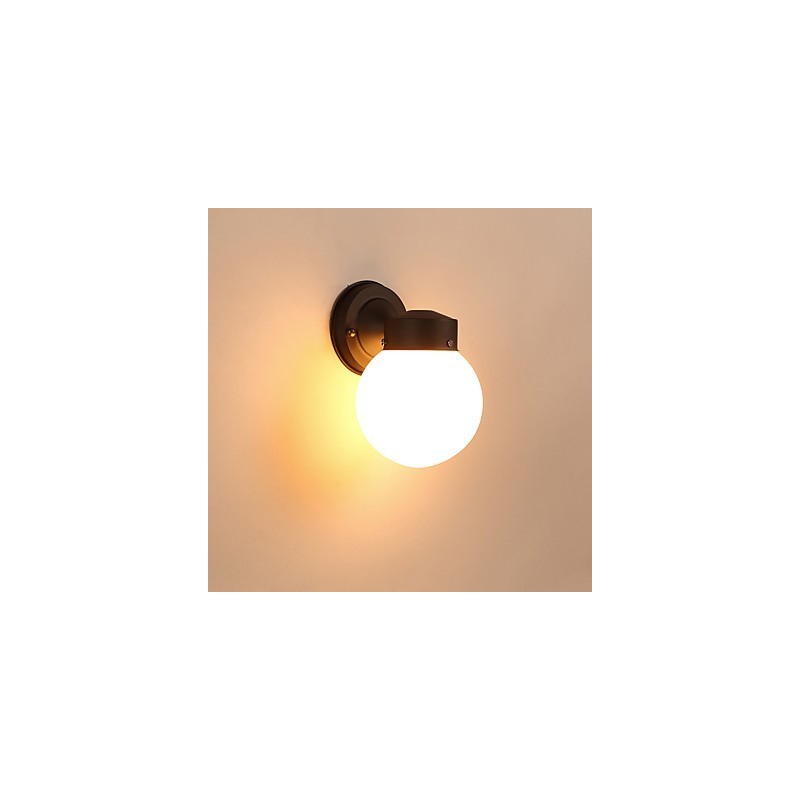 Acabamento em óxido preto contemporâneo moderno para arandelas de parede estilo mini com luz ambiente