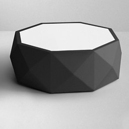 Luminárias de teto geométricas Luz branca Concisa Moderna