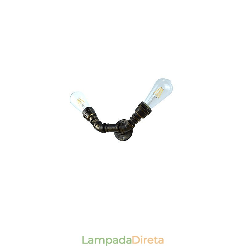 Arandelas de parede rústicas tradicionais clássicas de latão antigo para iluminação ambiente