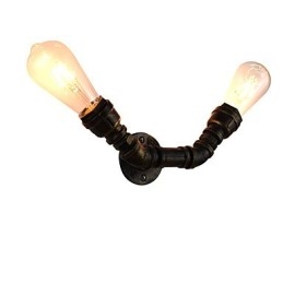Arandelas de parede rústicas tradicionais clássicas de latão antigo para iluminação ambiente