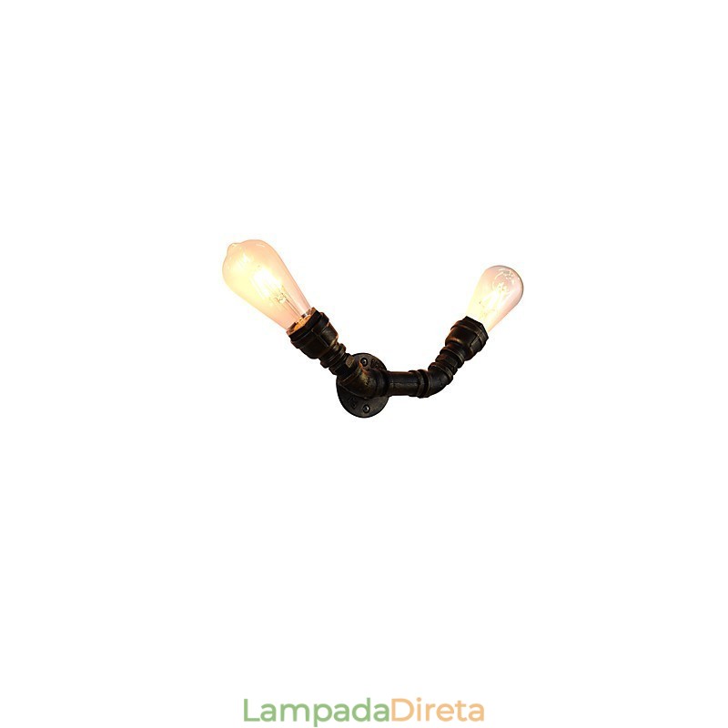 Arandelas de parede rústicas tradicionais clássicas de latão antigo para iluminação ambiente