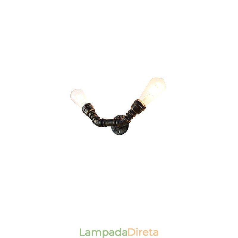 Arandelas de parede rústicas tradicionais clássicas de latão antigo para iluminação ambiente