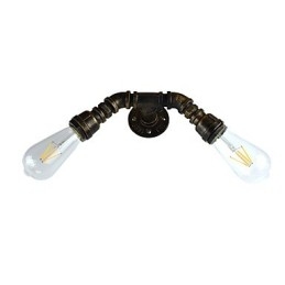Arandelas de parede rústicas tradicionais clássicas de latão antigo para iluminação ambiente