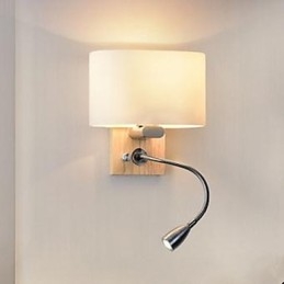 Outros modernos e contemporâneos apresentam arandelas de parede com luz ambiente