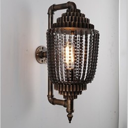 Luminária de loja de equipamentos de vento industrial de ferro vintage
