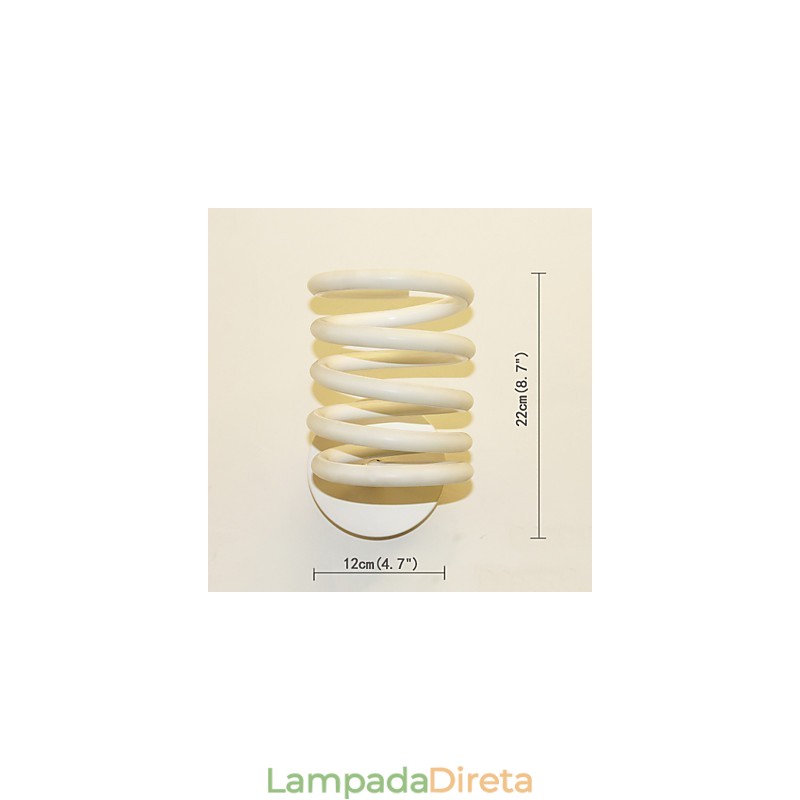 Luminária de parede de alumínio moderna e minimalista para quarto, corredor, lâmpada de cabeceira, lâmpada criativa