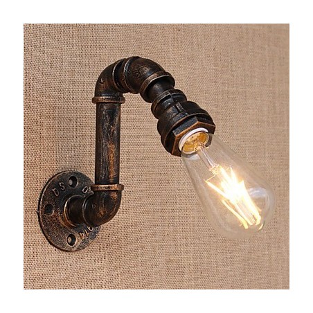 Pintura retrô country para apliques de parede com luz ambiente e braço oscilante estilo mini Pintura retrô country para apliques de parede com luz ambiente e braço oscilante estilo mini