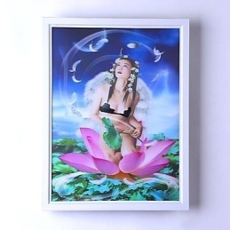 Pintura moderna contemporânea integrada, recurso de pintura contemporânea para arandelas de parede com luz ambiente
