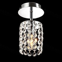 Mini luminária de teto de cristal