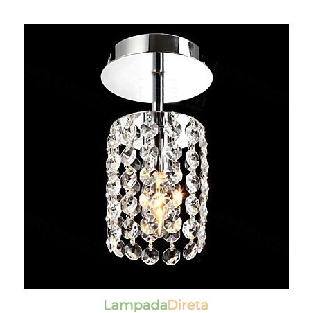 Mini luminária de teto de cristal Mini luminária de teto de cristal