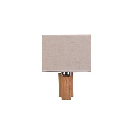 Luminária de parede simples, abajur de mesa de cabeceira com abajur de tecido e madeira maciça para quarto, cômoda, sala de estar, quarto de bebê Luminária de parede simples, abajur de mesa de cabeceira com abajur de tecido e madeira maciça para quarto, cômoda, sala de estar, quarto de bebê