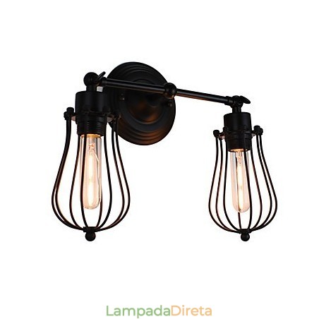 Pintura rústica de chalé para luminárias de parede com luz ambiente Luminária de parede Pintura rústica de chalé para luminárias de parede com luz ambiente Luminária de parede